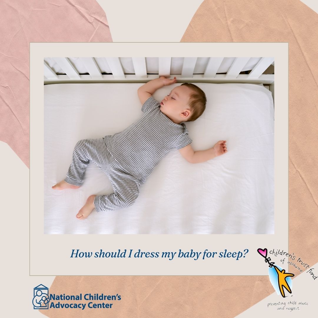 How should I dress my baby for sleep